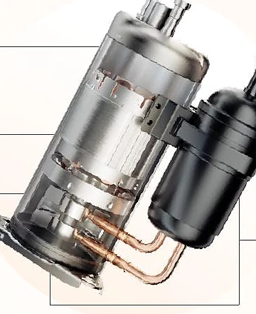 Midea Raynor EX Twin Rotary kompressor